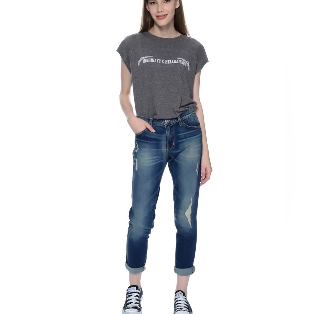 Flying Monkey woman’s premium Jean Mavi Kadın Denim Pantolon Size 26